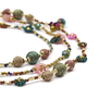 Three-layer bead necklace