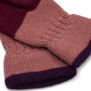 Pink and purple cashmere merino mittens