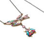 Bird and bee necklace by Annie Sherburne - assorted