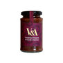 A tomato and garlic chutney glass jar.