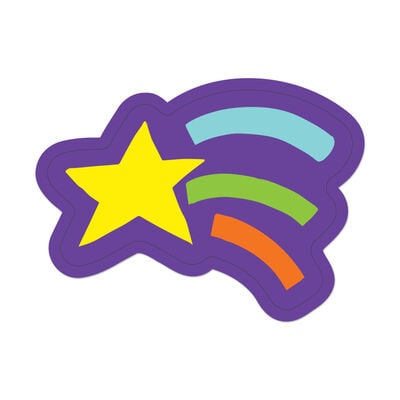 Shooting star sticker