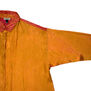 Orange shibori silk dress