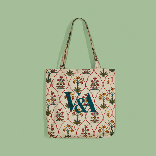 Archway block print tote bag