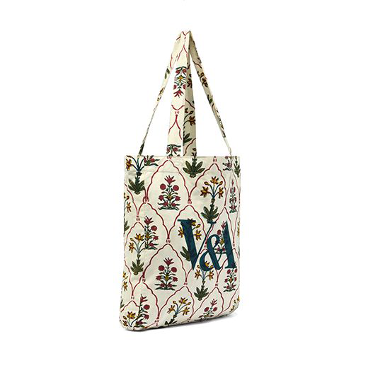 Archway block print tote bag