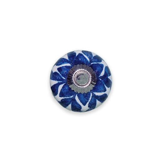 Blue Pottery doorknob