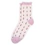 Pink floral socks