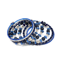 Blue cuff spiral bracelet