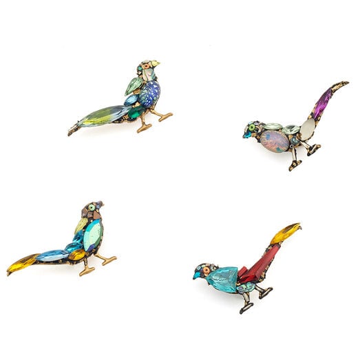 Bird brooch by Annie Sherburne - assorted