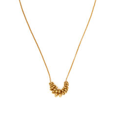 Gold beads Rhea necklace by Black & Sigi