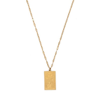 The Sun tarot necklace