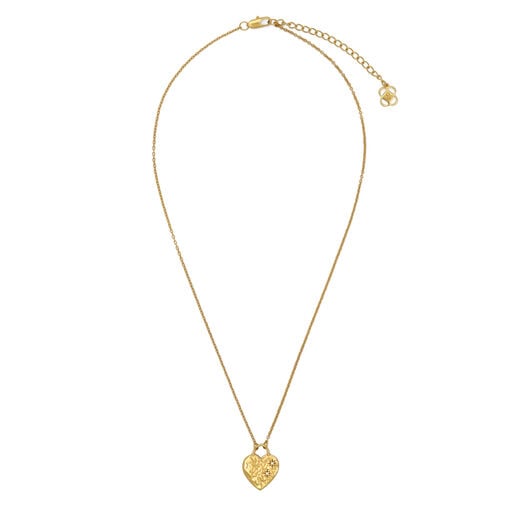 Heart gem pendant necklace by Ottoman Hands