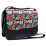 Art Deco leather cross-body bag