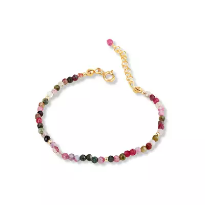 Tourmaline beaded bracelet by Mounir