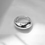 Simple silver ring by Mounir