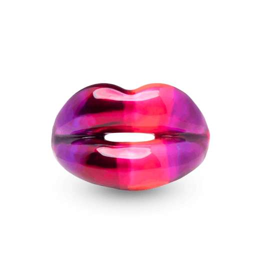 Ombre Hotlips ring by Solange