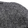 Herringbone flat cap