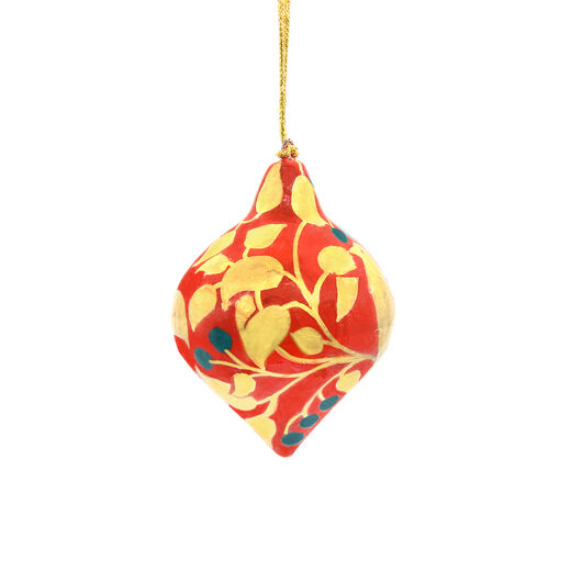 C.F.A Voysey Red and gold lantern decoration
