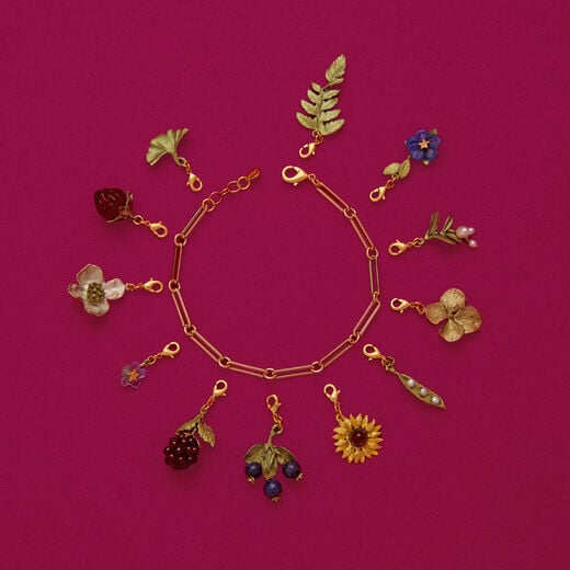 Autumn charm bracelet set by Michael Michaud
