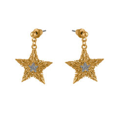 Crystal star stud earrings
