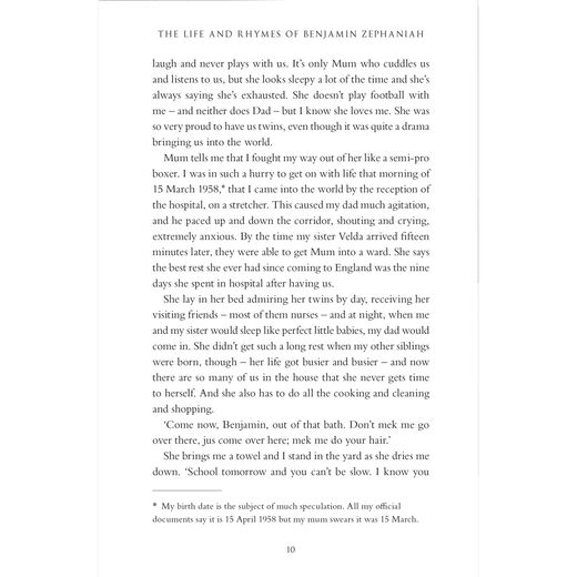 The Life and Rhymes of Benjamin Zephaniah: The Autobiography