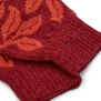 Arts and Crafts red lambswool gloves
