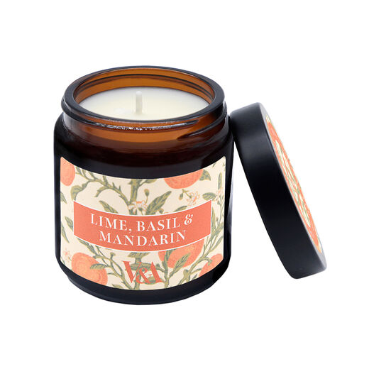 Lime, basil and mandarin V&A candle