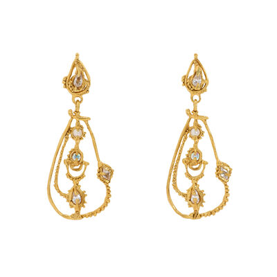 Teardrop earrings by Ruby Jack