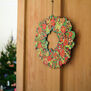 Christmas foliage wreath