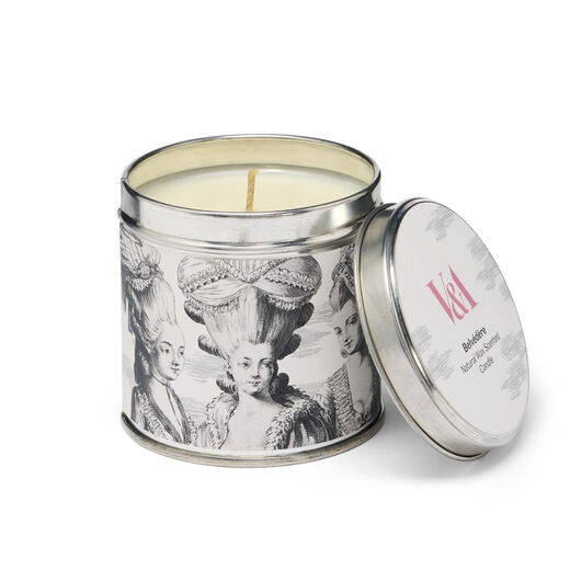 Belv&eacute;d&egrave;re natural tin candle