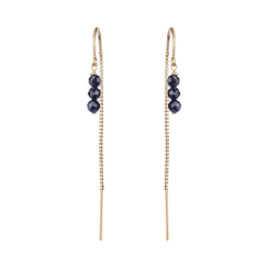 Sapphire earrings by Mounir