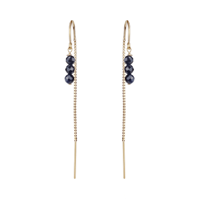Sapphire earrings by Mounir