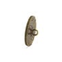 Black and white enamel coat button