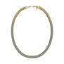 Gold and green gradient short necklace by Sarah Cavender