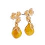 Pear drop earrings by Fable England