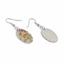Woodland deer ceramic hook earrings