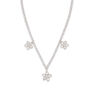 Silver flower necklace by Jo Cooper
