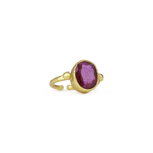 Siena ruby cocktail ring by Ottoman Hands