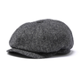 Herringbone flat cap