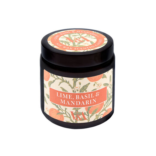 Lime, basil and mandarin V&A candle