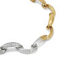 Gold and silver link bracelet by SWEETLIMEJUICE