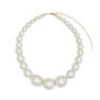 Cotton pearl statement necklace by Anq