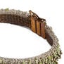 Gold and green beaded bracelet by Milena Zu