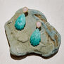 Aventurine and rose chalcedony earrings by Carousel&nbsp;Jewels