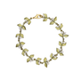 Bracelet with delicate myrtle flowers by Michael Michaud