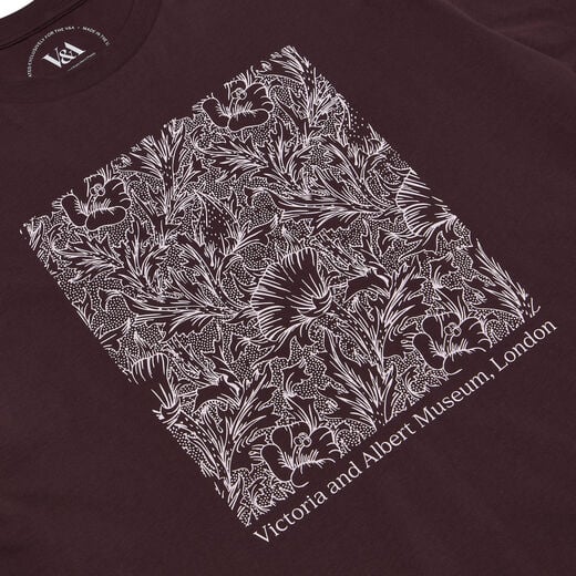 May Morris Horn Poppy t-shirt