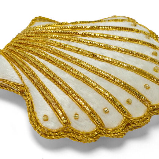 Scallop shell Christmas decoration