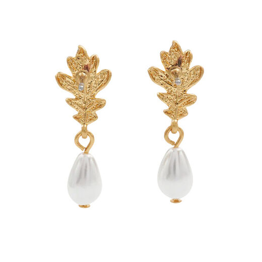 Oak leaf earrings by Fable England