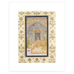 Lady in a Pavilion - 8 x 10" mounted print