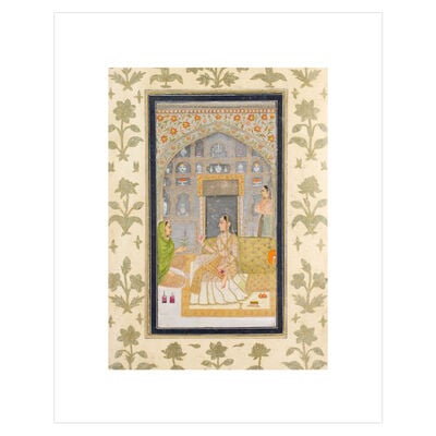 Lady in a Pavilion - 8 x 10" mounted print