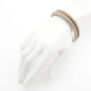 Silver simple mesh bracelet by Sarah Cavender